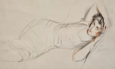 Portrait Of Yvonne Alexandre De Boismartin