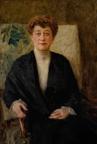 Portrait Of Zofia Dolinska Nee Niesiolowska