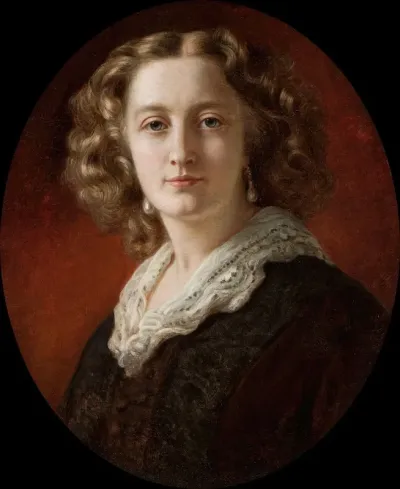 Portrait Of Zofia Odescalchi Nee Branicka