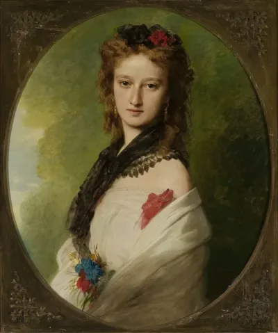 Portrait Of Zofia Zamoyska Nee Potocka