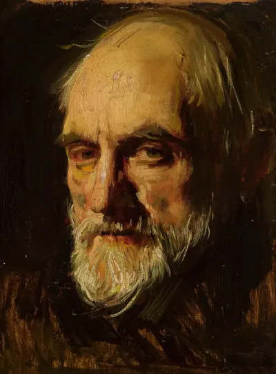 Portrait Of Zygmunt Dworzak 1867 1925 Painter