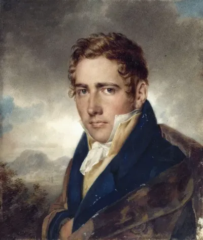 Portrait Presume De Larchitecte Auguste Constantin 1790 1842