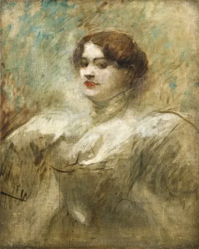 Portrait Presume De Mademoiselle Lender