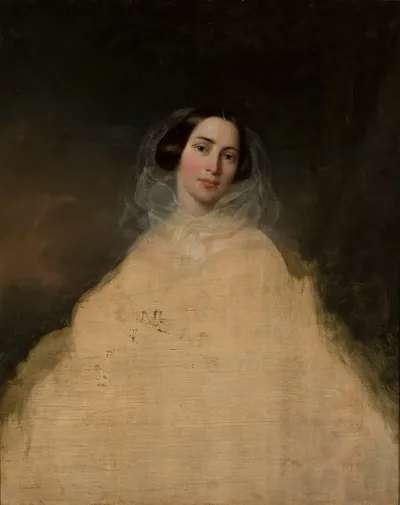Portrait Sketch Of A Lady