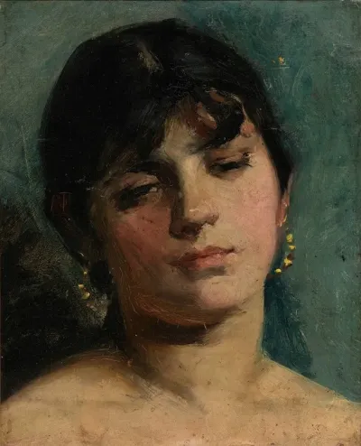 Portrait Sketch Of A Young Girl 2