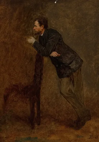 Portrait Sketch Of Sanford Gifford