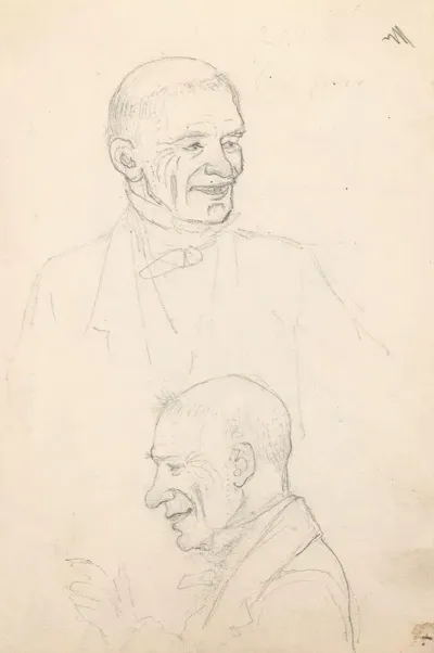 Portrait Studies Of A Man