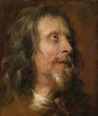 Portrait Study Of A Bearded Man