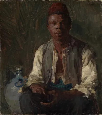 Portrait Study Of A Black Man