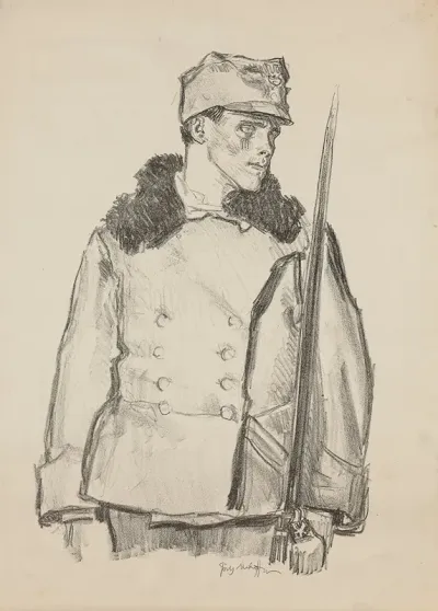 Portrait Study Of A Legionnaire