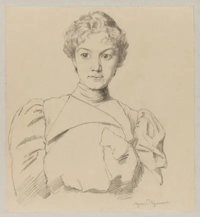 Portrait Study Of A Young Woman 2