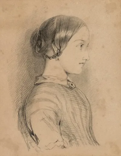Portrait Study Of A Young Woman