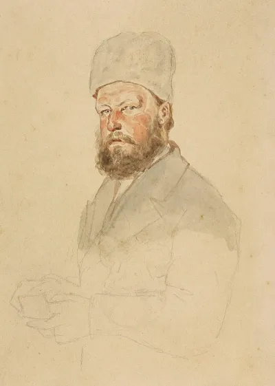 Portrait Study Of Aleksander Branicki