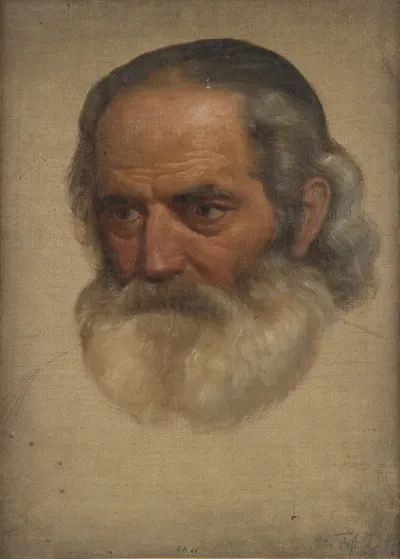 Portrait Study Of An Old Man