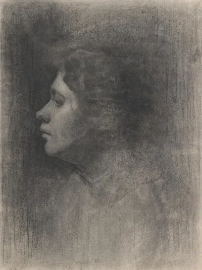 Portrait Study Of Female Head 2
