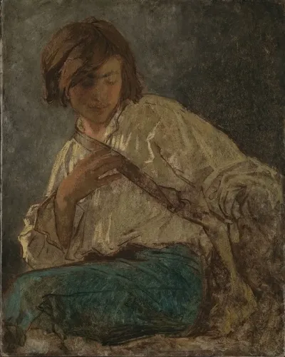 Portrait Study Of The Painter Anselm Feuerbach