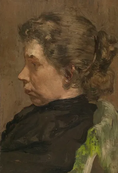 Portrait With Green Chair