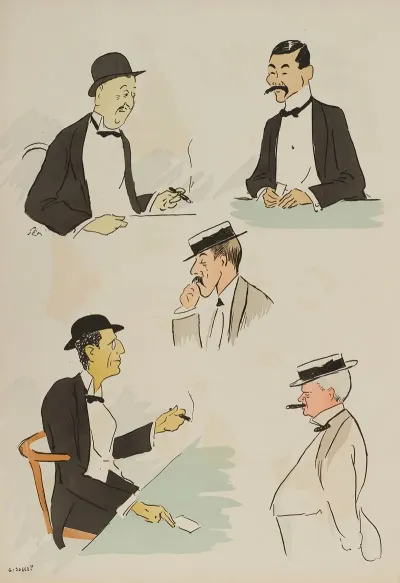 Portraits De M Marghiloman Baron A De Rothschild Vanderbilt Un Japonais