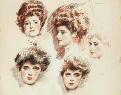 Portraits De Marthe Letellier Et Dellen Helleu