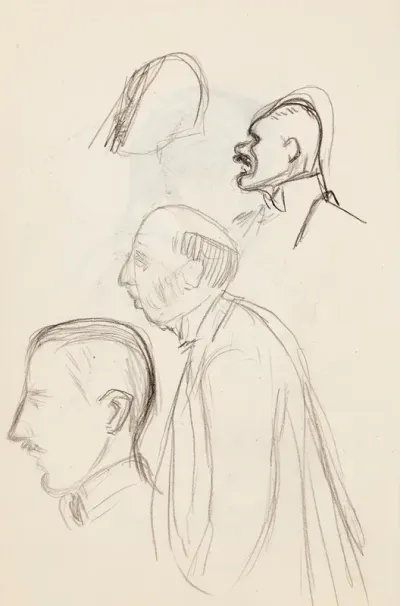 Portraits Of Men Sketch