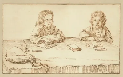 Portraits Of Serafino And Francesco Falzacappa