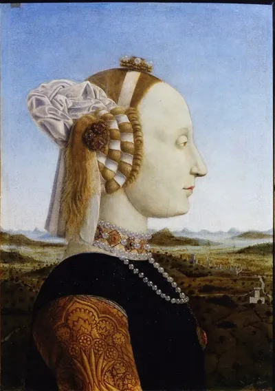 Portraits Of The Duke And Duchess Of Urbino Federico Da Montefeltro And Battista Sforza