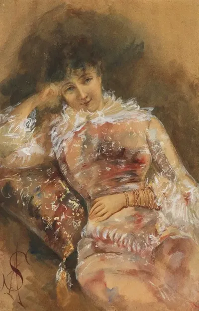 Portrat Der Sarah Bernhardt