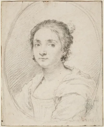 Portrat Der Virginia De Vezzo Da Velletri