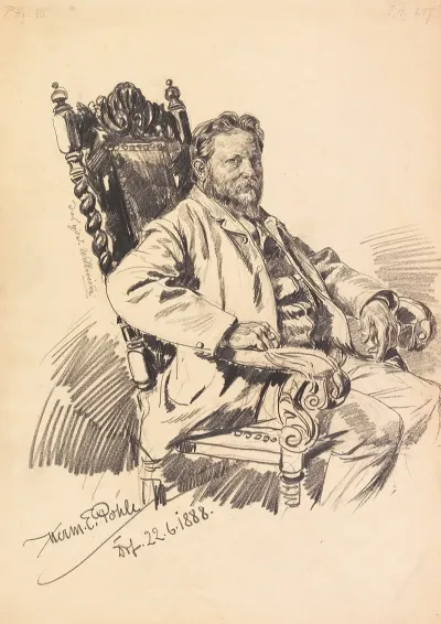 Portrat Des Malers Joseph Willroider 1838 1915