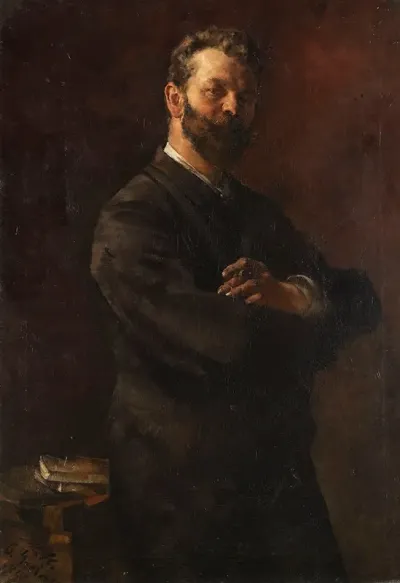 Portrat Des Zeichenlehrers Arthur Haferkorn