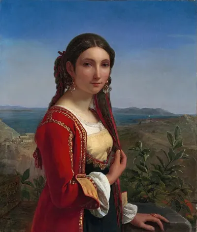 Portrat Eines Madchen Aus Retuna