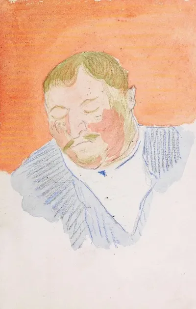 Portrat Eines Mannes Der Alte