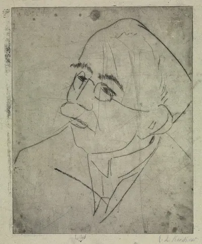 Portrat Gustav Schiefler I