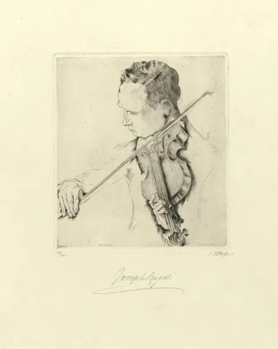 Portrat Josef Szigeti Violinvirtuose
