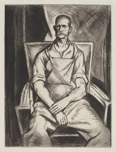 Portrat Of Joseph Boston Laborer