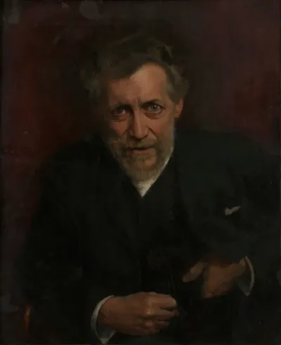 Portrat Professor Edmund Von Hellmer