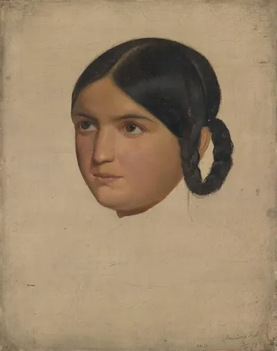 Portrat Study Of Mariuccia