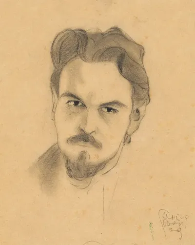 Portratstudie Anton Peschka