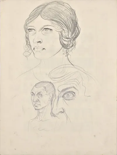 Portratstudien Rosa Und Walter Barwig