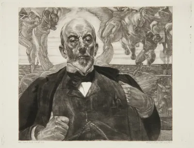 Portret Architekta Tadeusza Stryjenskiego Wedlug Obrazu Jacka Malczewskiego
