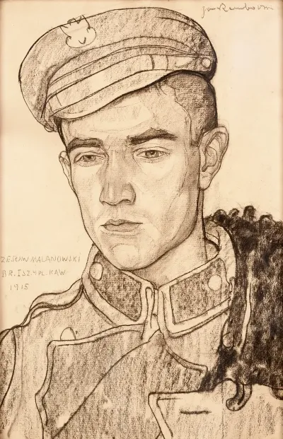 Portret Czeslawa Malanowskiego Ulana Legionow Polskich