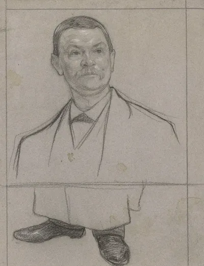 Portret En Voeten Van De Ober Johan Uit De Poort Van Cleve