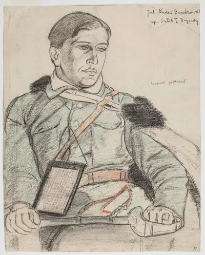 Portret Juliusza Kaden Bandrowskiego Podporucznika Piechoty Legionow Polskich