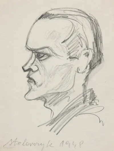 Portret Kolegi Stolarczyka Studenta Asp W Krakowie
