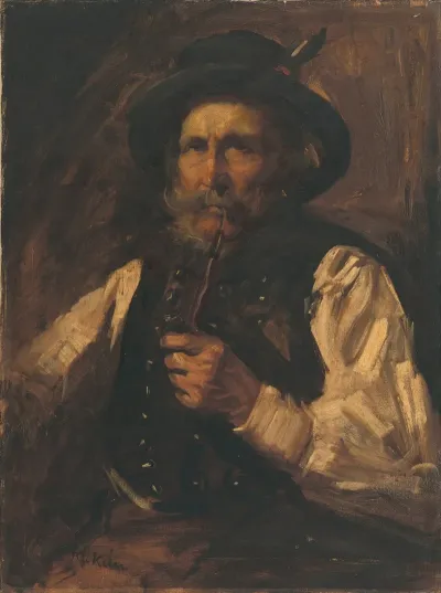 Portret Muza S Fajkou