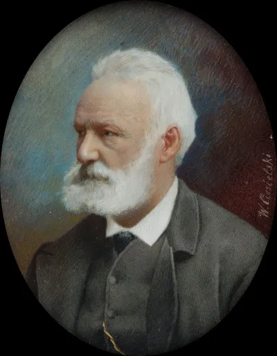 Portret Pisarza Francuskiego Wiktora Hugo 1802 1885