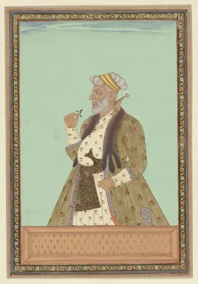 Portret Van Abd Al Jabbar Die Vizier Van Sultan Abdullah Is Geweest