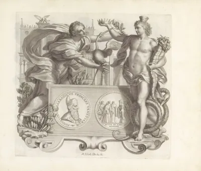 Portret Van Agostino Barbarigo En De Personificatie Van Dankbaarheid