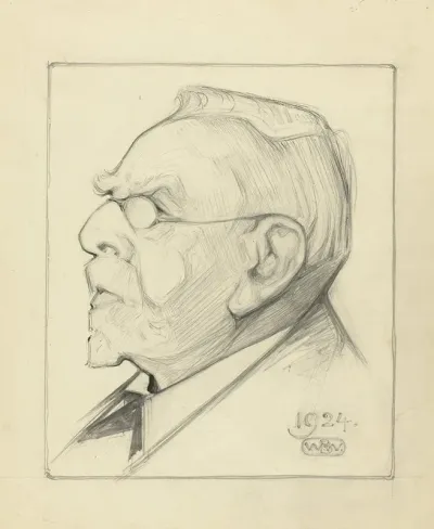 Portret Van August Allebe 2