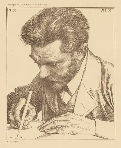 Portret Van August Bebel